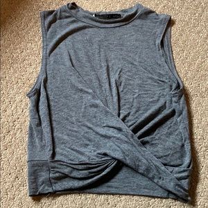 Bluenotes crop shirt